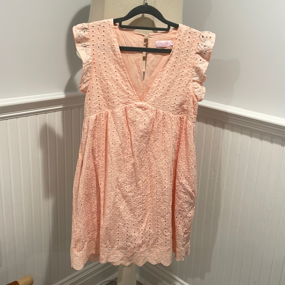 Pink Lily Sleeveless Dress with shorts, NWOT